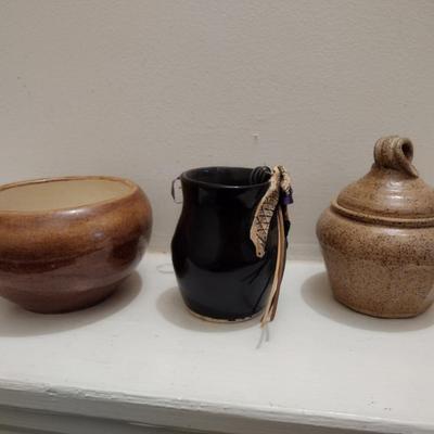 3 Pottery Pieces