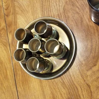 Mini Goblets and Plate