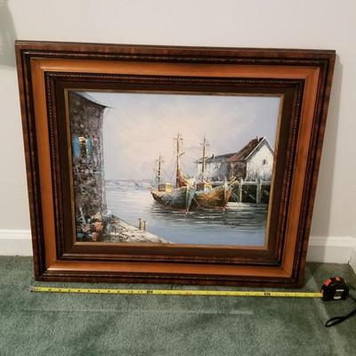 Boating Oil on Canvas