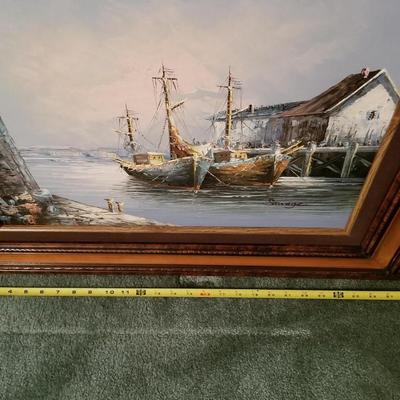 Boating Oil on Canvas