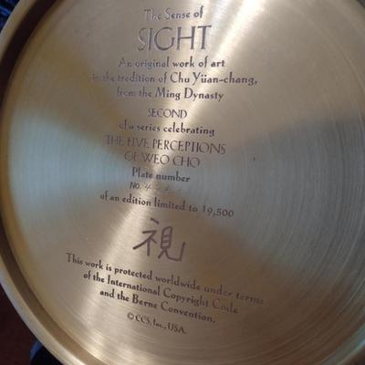 Chinese Cinnabar Plates