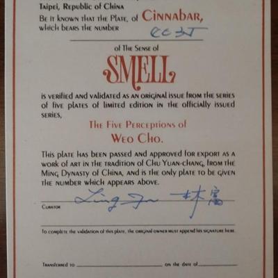 Chinese Cinnabar Plates