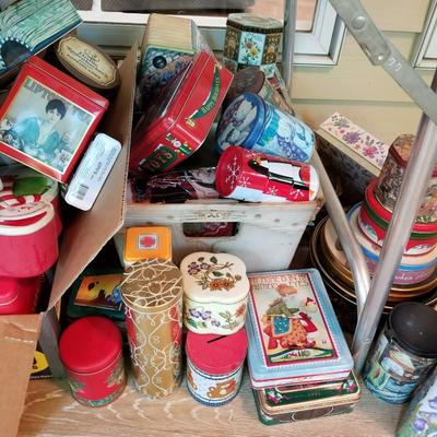 Large Variety of Tins