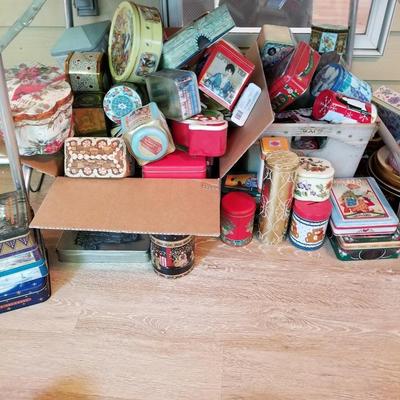 Large Variety of Tins