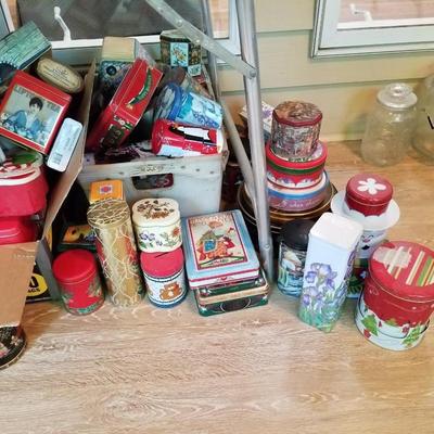 Large Variety of Tins