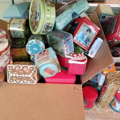 Large Variety of Tins