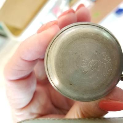 Pewter Cups & Plates