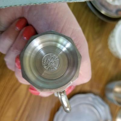 Variety of Pewter Tankards and more