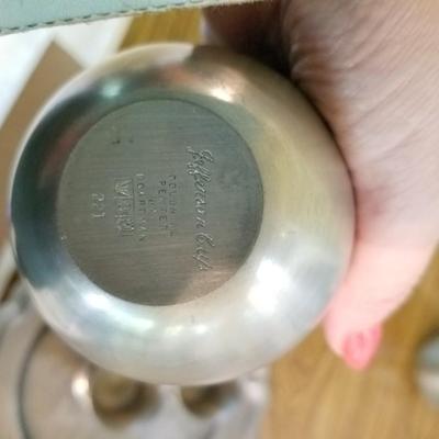 Variety of Pewter Tankards and more