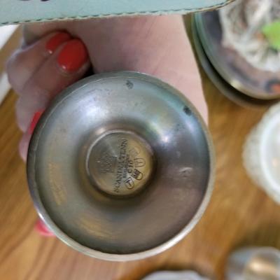 Variety of Pewter Tankards and more