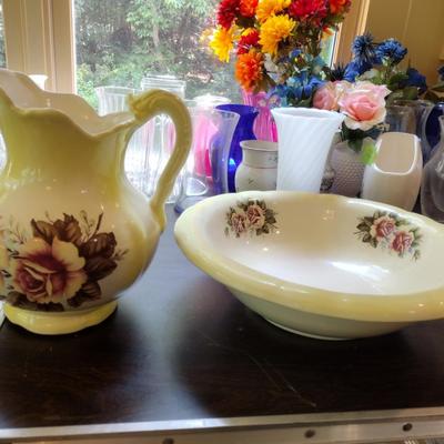 Wash Pitcher and Basin