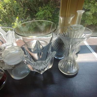 Glass Items Lot