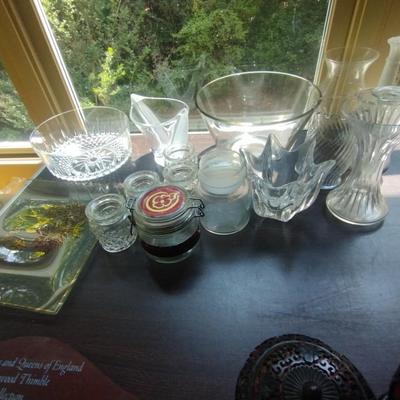 Glass Items Lot