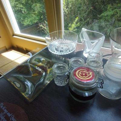 Glass Items Lot