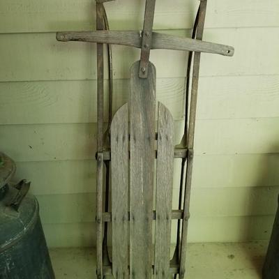 Wood & Metal Sled