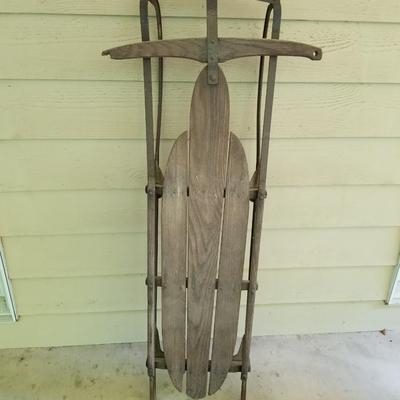 Wood & Metal Sled
