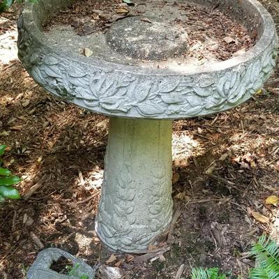 Concrete Bird Bath