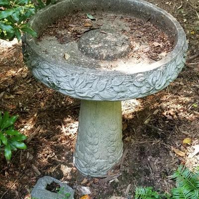 Concrete Bird Bath