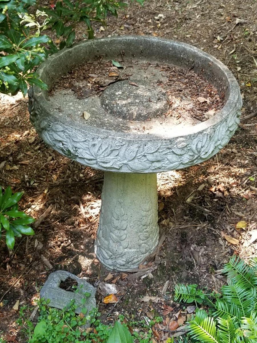 Concrete Bird Bath