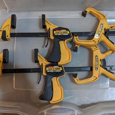 Set of 4 Quick Grip Clamps