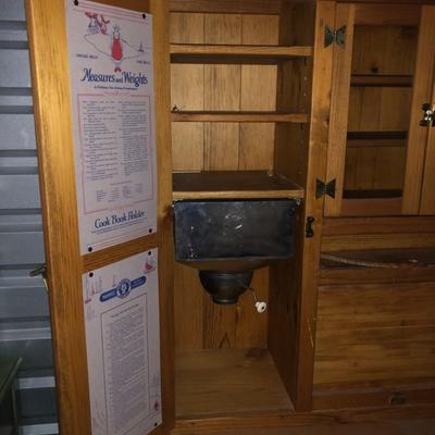 Vintage Hand made Amish Hoosier