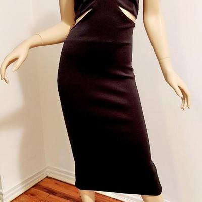 Asos Chain Staps Cut out Bodycon  Maxi Dress . UK-18   US-14