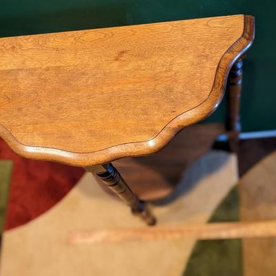 Antique Half Moon Table