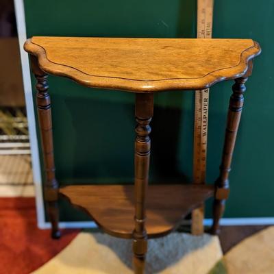 Antique Half Moon Table