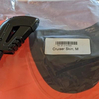 Snorkel Pro Cruiser Snorkeling Vest, Black/Orange Med, Mask and Snorkel