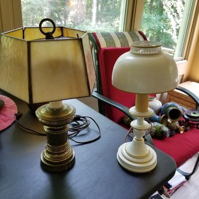 2 Lamps - One W/Rare Feature - See Description