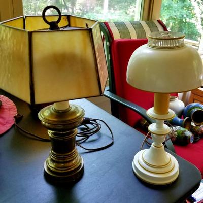 2 Lamps - One W/Rare Feature - See Description