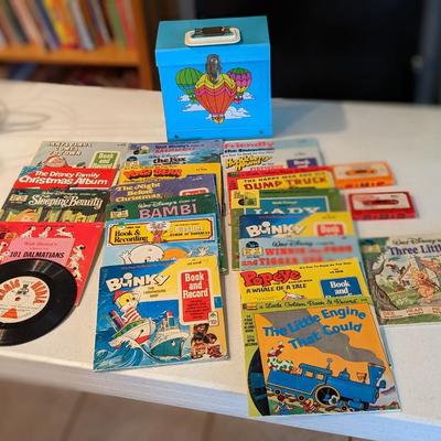 Wonderful Collection of Disney 45 records and Storybooks
