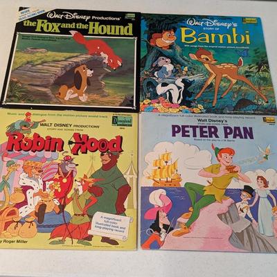 Disneyland Records With Fold Out Booklet 1970's Edition