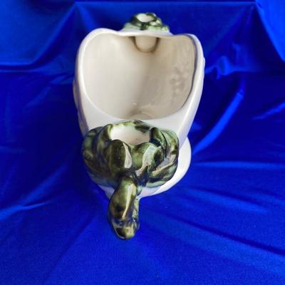 VINTAGE TOKAY HULL CANDLE STICK POTTERY DISH AND BELLS