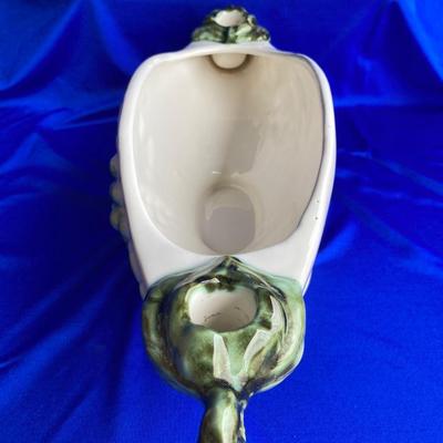 VINTAGE TOKAY HULL CANDLE STICK POTTERY DISH AND BELLS