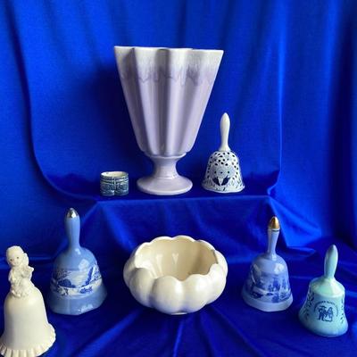 VINTAGE REDWING AND USA ðŸ‡ºðŸ‡¸ POTTERY WITH PLENTY OF BELLA TO RING