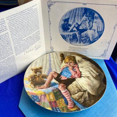 Decorative Norman Rockwell Plates and Tin