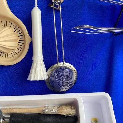 Some Handy Pampered Chef Goodies and Other Helpful Utensils and Kitchen Gadgets even an Adjustable Tray
