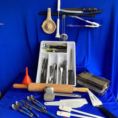 Some Handy Pampered Chef Goodies and Other Helpful Utensils and Kitchen Gadgets even an Adjustable Tray