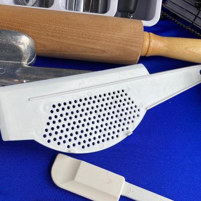 Some Handy Pampered Chef Goodies and Other Helpful Utensils and Kitchen Gadgets even an Adjustable Tray