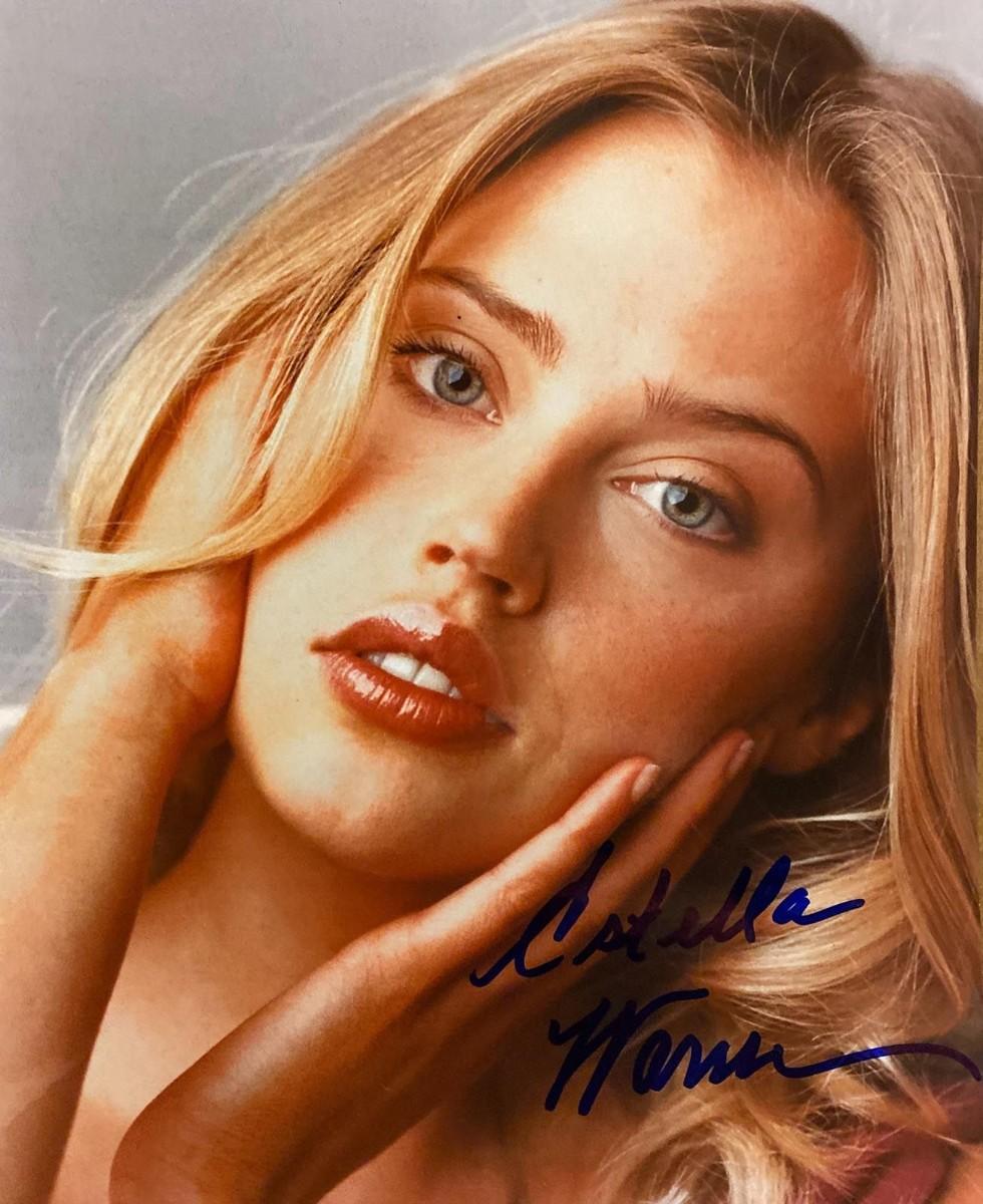 Estella Warren signed photo EstateSales