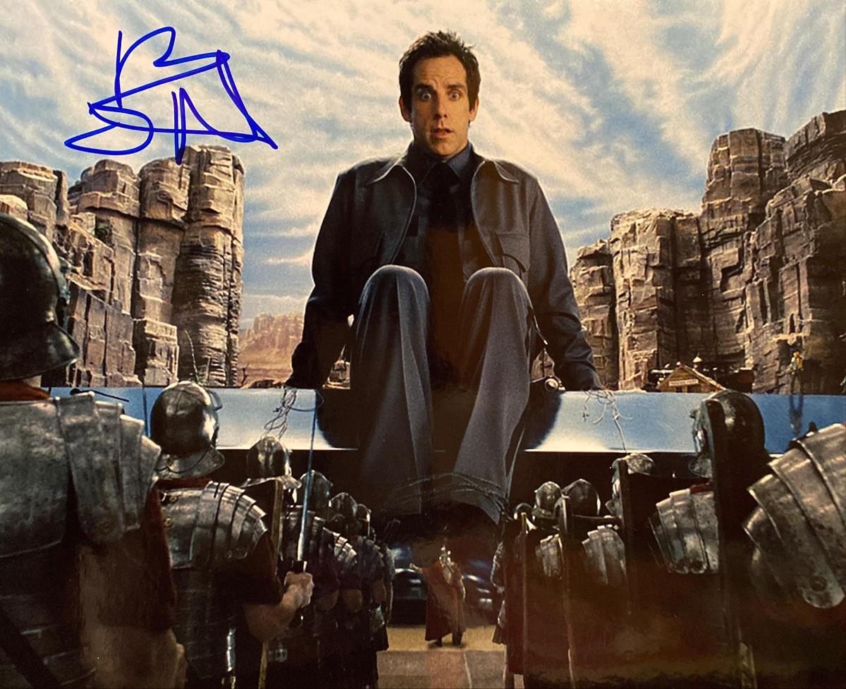 Night at the Museum Ben Stiller signed movie photo | EstateSales.org
