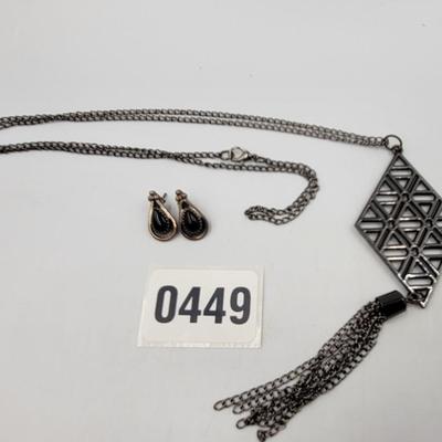 3 Pc Necklace and Earrings