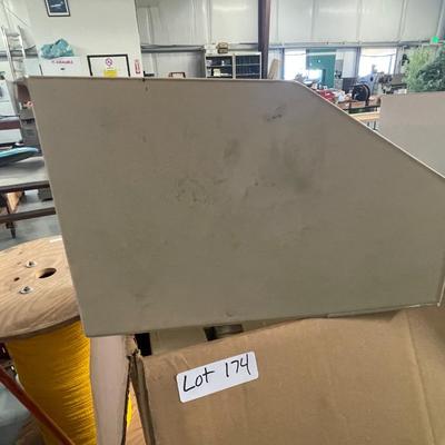 2 Boxes of Plastic Storage Bins / Shelf Organizers