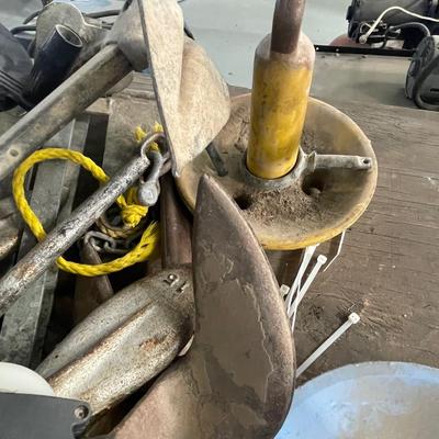 Lot of Various Boat Anchors