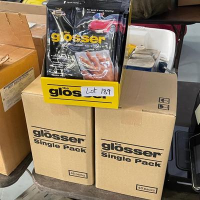 Lot of The Glosser - microfiber cleaning wipes unused