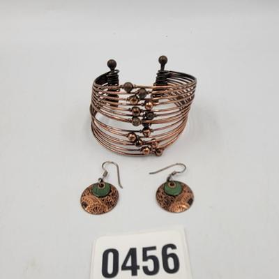 Bracelet and Earrings