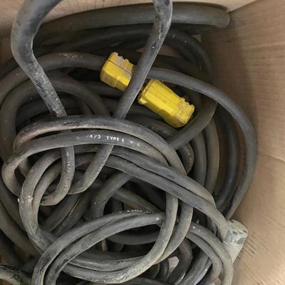 Lot of Heavy Grade Electrical Extension Cord