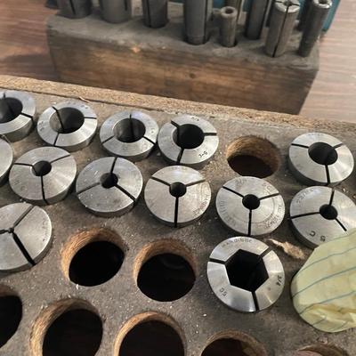 Lot of Metal Collet Components - Many Pieces for Lathe or ?