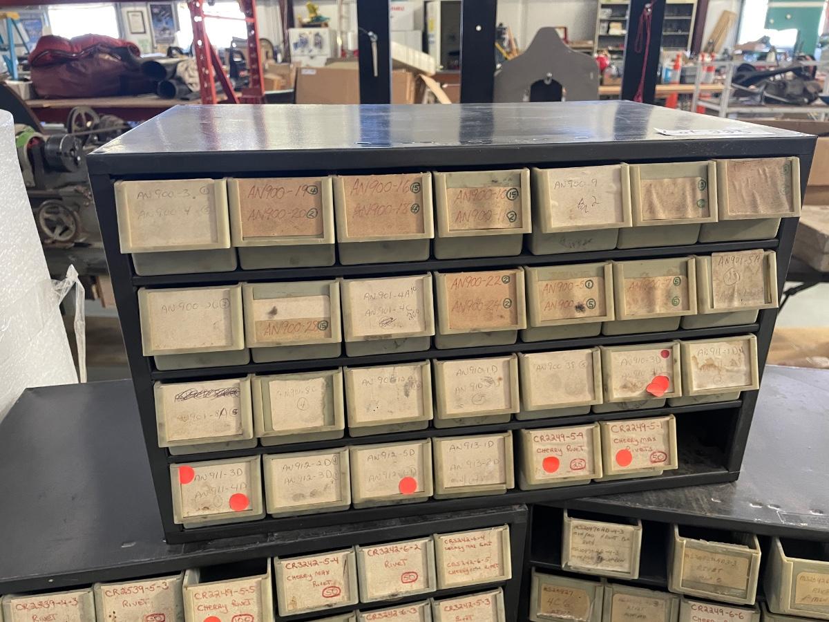 Lot of 3 Hardware Sorting Boxes